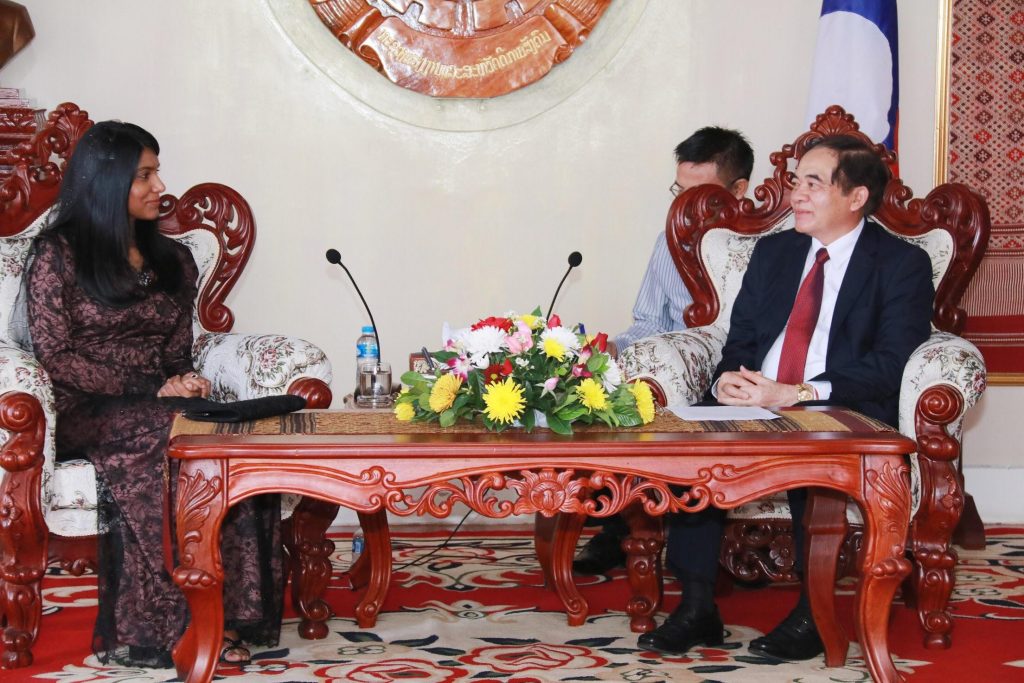 Minister Zenysha's official visit to Lao PDR